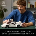 thumbnail image 4 of LEGO Icons Lamborghini Countach 5000 Quattrovalvole Model Car Kit - Collectible Building Set for Adults, Ages 18+ - Detailed Lamborghini Car Kit with Scissor Doors, V12 Engine, and More - 10337, 4 of 8