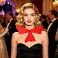thumbnail image 3 of Adjustable Red Neck Bow Prop, Oversized Bow Tie Accessory for Stage Performances, Halloween Costumes, and Themed Parties, 3 of 9