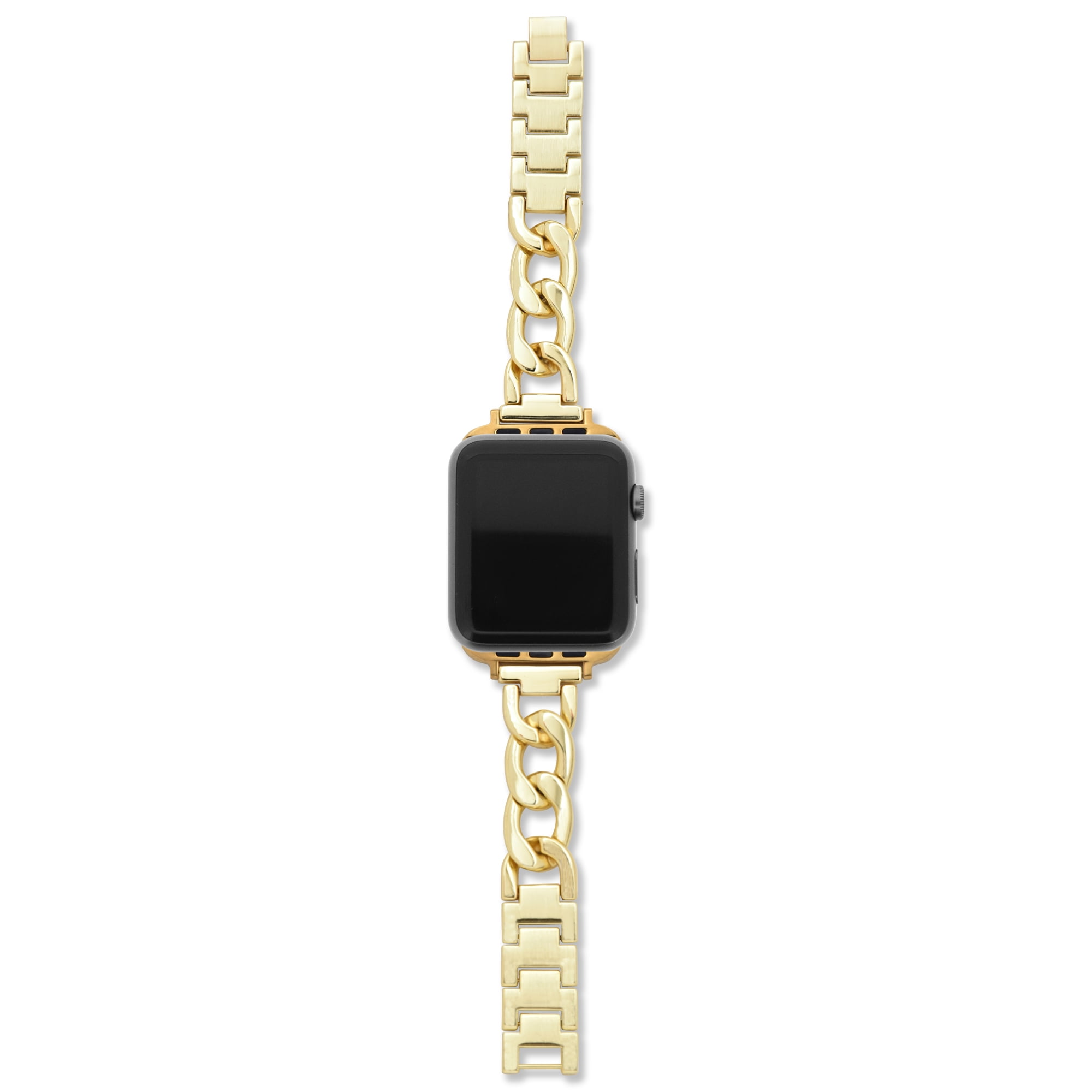 Accutime Adult Unisex Smartwatch Replacement Straps in Gold and Fits 38mm - 40mm in One Size - WMSK43