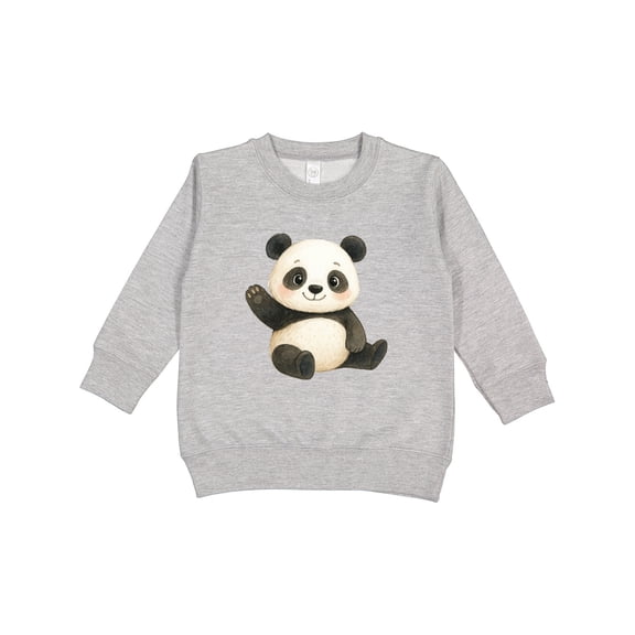 Inktastic Cute Panda Bear Toddler Sweatshirt