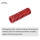 thumbnail image 3 of 3D Impresora Troquel Resorte, 2uds TM 20mm OD 70mm Largo Espiral Estampado Media Carga Compresión Molde Troquel Resortes para 3D Impresora Eléctrica Pieza, Rojo, 3 of 6