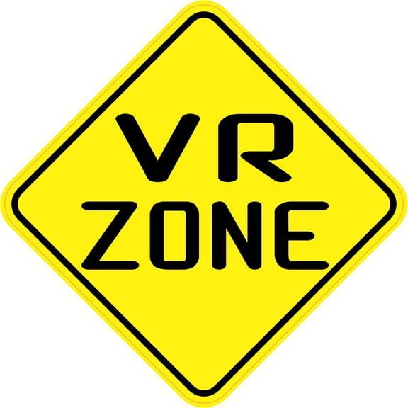 StickerTalk VR Zone Vinyl Sticker, 6 inches x 6 inches
