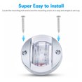 thumbnail image 2 of Autoxbert 4pcs 12V White Round 3" Marine Boat LED Stern Transom Lights Cabin Deck Courtesy Light Waterproof, 2 of 19