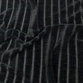 thumbnail image 4 of Black Striped Stretch Burnout Velvet, 4 of 4