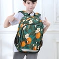 thumbnail image 6 of FORMRS Unisex School Backpack 17" Student Travel Bag with Laptop Compartment, Orange Leaves, 6 of 7