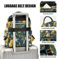 thumbnail image 3 of FORMRS Mini Backpack Purse for Women Quilted Travel Daypack Casual Shoulder Bag, Blue Lemons, 3 of 7