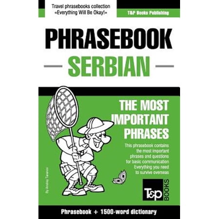 Pre-Owned English-Serbian Phrasebook and 1500-Word Dictionary