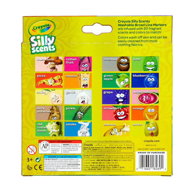Sense of Smell Activity - with Crayola's New Silly Scents Markers