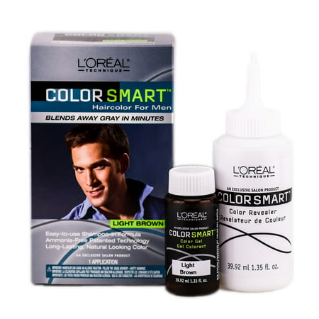 L'Oréal Technique Smart Color Couleur de cheveux pour les hommes (Couleur: Brun clair)