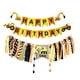 thumbnail image 1 of 1set Happy Birthday Rustic Burlap Fabric One Banner Garland Para La 1ra De Cumpleaños Del Bebé, 1 of 5