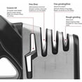 thumbnail image 4 of Precision Knife Sharpener, High-Quality Tool for Restoring Blade Sharpness, Manual Knife Sharpener with Ergonomic Design for Steel Kitchen and Wide Sawtooth Knives, 4 of 6
