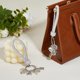 thumbnail image 5 of 2 llaveros de armadura cristiana de Dios, de plata, con temática de guerrero y tapa de cuero., 5 of 6