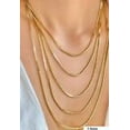 thumbnail image 3 of 14K Gold Plated 925 Sterling Silver Box 1.8mm Chain Necklace All Sizes UNISEX, 3 of 5