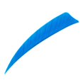 thumbnail image 3 of 12 Pieces 4 Inch  Feathers Fletchings Vanes Light Blue, 3 of 9