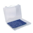 thumbnail image 3 of MyLifeUNIT Portable Project Case, Clear Plastic File Box 14" x 10.5" x 1.4", 3 of 4