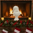 thumbnail image 6 of Tupukom Bust Sculptures Santa Bust Christmas Tabletop Decoration, White Santa Claus Head Statue Resin Figurine Christmas Home Decor Ornament for Tabletop Bookshelf Bedroom Office Gifts, 6 of 8