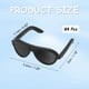 thumbnail image 2 of Uxcell 84 Pcs Gafas de Mini Figuras, Gafas de Plástico Miniatura de 1.3" para Suministros de Manualidades y Decoración de Gatos, Negro, 2 of 6