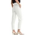 thumbnail image 3 of INSPIRE CHIC Women's High Waisted Packets Business Work Office Casual Long Pants XL White, 3 of 6