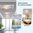 thumbnail image 4 of 3 Pack Magnetic Fluorescent Light Covers, 2x4 Ft,Colorful Sunset Ocean Seagull Cloudy Sky Nature Magnetic Light Covers for Ceiling Lights Classroom Office Home Decor, 4 of 9