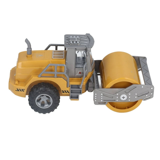 Ccdes Route Rouleau Jouet Camion, Rouleau Camion Jouet, Rouleau Camion Jouet pour les Enfants Réalistes Détails Simulation Route Rouleau Jouet Durable ABS Inertiel Véhicule Modèle Jouet