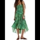 thumbnail image 1 of Vestido Tubo de Verano para Mujer, Liso, Sin Tirantes, con Hombros Descubiertos y Volantes. Verde M, 1 of 7