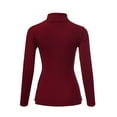 thumbnail image 4 of FashionMille Women's Ribbed Turtleneck Long Sleeve T-shirt Top, 4 of 5