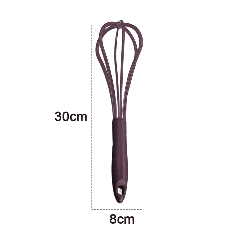 Silicone Whisk, Kitchen Tool, Mini Silicone Whisks for Cooking