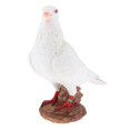 thumbnail image 4 of Elegante Escultura de Estatua de Pájaro de Jardín Artificial para Decoración para hogar Del Césped . Coleccionistas de Pájaros Blanco c shamjiam Pájaros Artesanales Emplumados, 4 of 6