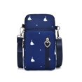 thumbnail image 1 of Factory Direct Crossbody Mobile Phone Bag Vertical Fabric Mini Small Bag Wrist Arm Mobile Phone Bag Three-Layer Coin Wallet, 1 of 7