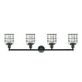 thumbnail image 3 of Innovations Lighting 215-S Small Bell Cage Small Bell Cage 4 Light 43" Wide Bathroom, 3 of 7