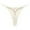 White, variant on Double Strap Thong Underwear Womens Non Back Sexy Love Buckle Low Rise Underwear