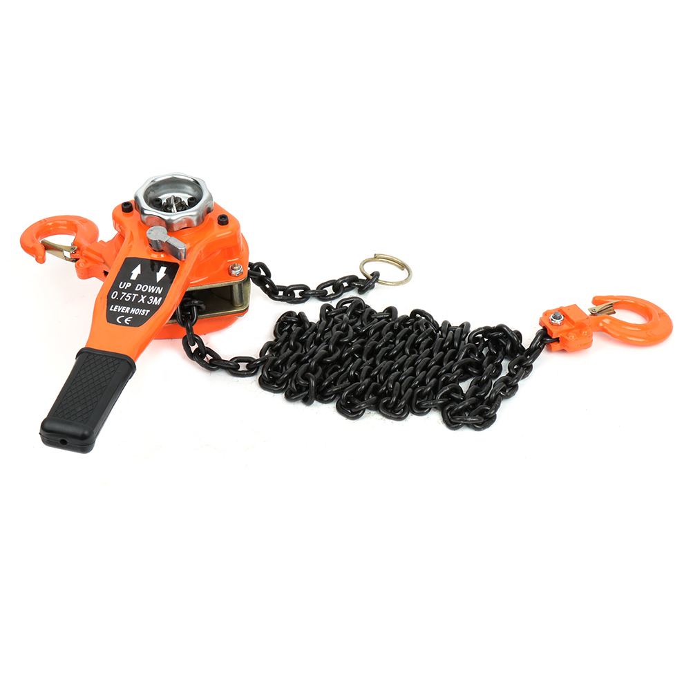 AUTOMUTO Lever Block / Ratchet Puller Hoist with Overload (0.75 Ton, 10
