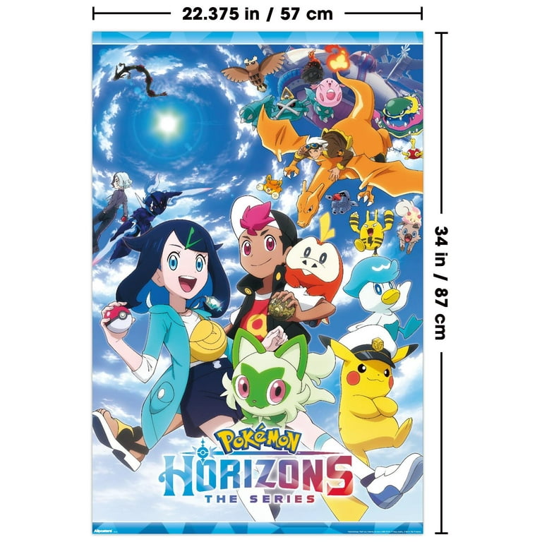 Pokémon Horizons - Key Art Wall Poster, 22.375
