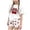 White, variant on Cethrio Girls Summer Outfit Sets 2 Piece, Crew Neck Soft Short Sleeve Kids' Clothing Sets Beige Size 10-12