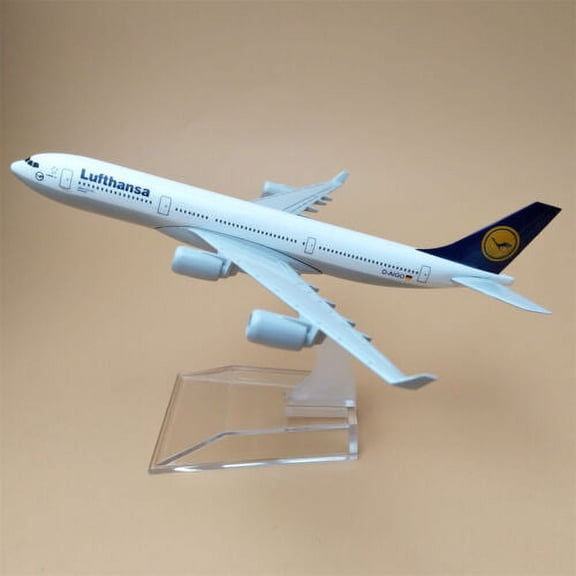 16cm Germany Air Lufthansa Airbus A340 Airlines Airplane Model Plane Aircraft