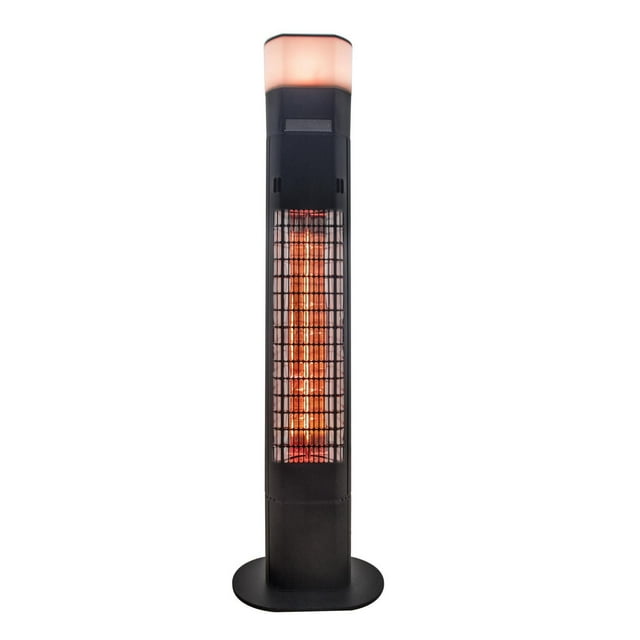 Chauffage Electrique Infrarouge Sur Pied ENERG+ HEA-21848 avec tube doré et haut-parleur