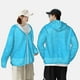 thumbnail image 4 of Fotbe Sky Blue Glitter Chaqueta con Protección Solar UPF 50+ para Hombre y Mujer, Camisa con Capucha y Bolsillos-Large, 4 of 7