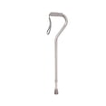 thumbnail image 1 of Drive Medical Foam Grip Offset Handle Silver Walking Cane, Silver, 1 of 3