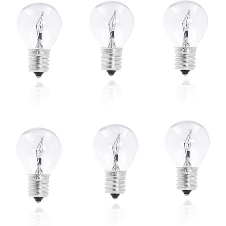 

Lava Lamp Light Bulb 25 Watt S11 E17 120v Glitter Lamp Bulb - Lava Lamp Replacement Bulb 25w – Dimmable Warm White Lava Light Bulb for Lava Lamp 6-Pack