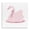 Pink Swan Bow, variant on Be Brave Pastel Swan Canvas Wall Art, design by Kim Allen
