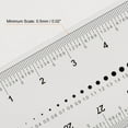 thumbnail image 4 of Unique Bargains Flexible Ruler 12 Inch 0.5mm Scale PET Plastic Covered Thickened Film Straight Ruler, 4 of 6