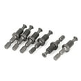 thumbnail image 2 of Uxcell 1/4" Hex Shank Adapter to 3/8" 24UNF Thread w Reverse Screw for Drill Chuck (6-Pack), 2 of 2