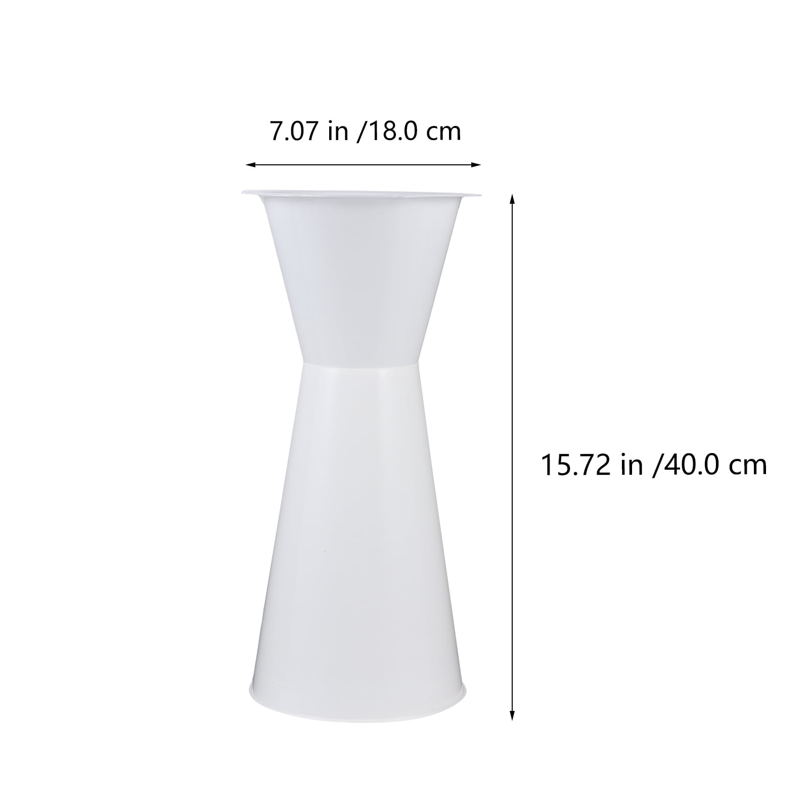 WHAMVOX  Flower Packaging Holders for Flowers Floral Containers Wedding Decor Bride White