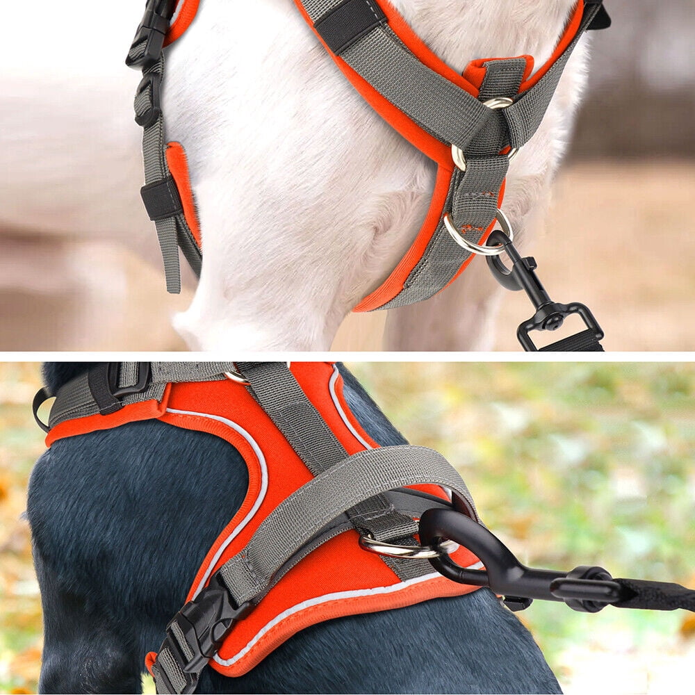 Didog No Pull Dog Harness Reflective Nylon Adjustable Pet Vest for Medium Large Dogs with Handle