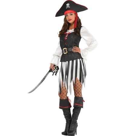 Suit Yourself High Sea Sweetie Pirate Halloween Costume for Women, with Accessories
