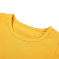 thumbnail image 5 of Dyfzdhu Toddler Girls Solid Color Basic Top Lace Long Sleeve Casual Loose Crew Neck T-shirt 1-8Y, 5 of 5