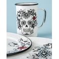 thumbnail image 2 of Vajilla de peltre Cinsa edición calaveras Blanca 12 piezas, 2 of 3