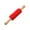 Red, variant on Wooden Baking Rolling Pin with Silicone Handle, Kids Kitchen Cooking Tool for Dough and Baking