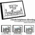 thumbnail image 5 of A4 Light Table,ultrathin Portable Led Drawing Pad With 3 Brightness Adjustable Drawing Table With Pr, 5 of 5