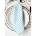 thumbnail image 2 of Cloth Napkins Set of 2 - 20x20 Inches, Aqua Blue Green Washable Reusable Table Napkins, Checkered Plaid Gingham Lattice Trellis Soft & Absortbent Dining Napkin for Party Wedding Hotel Restaurant, 2 of 8
